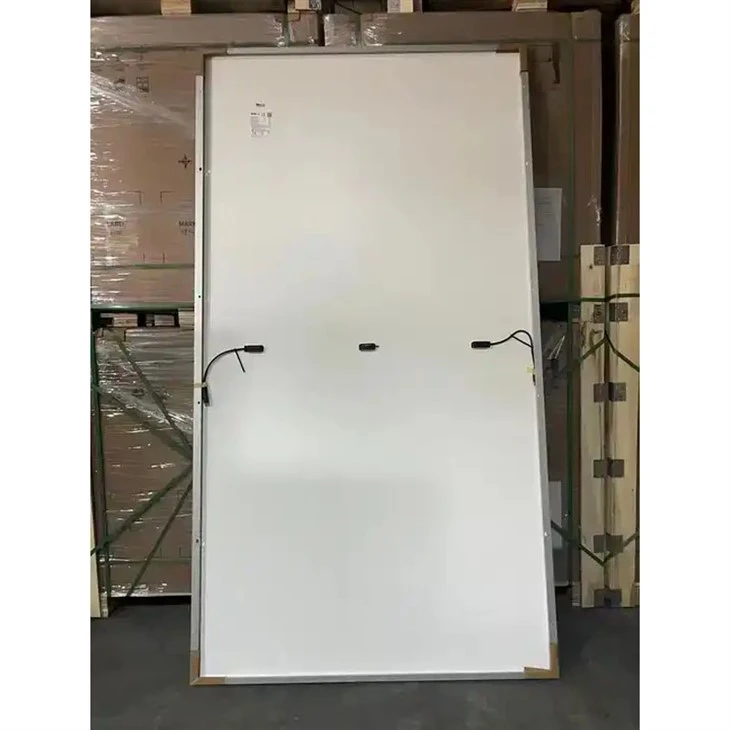 monocrystalline silicon pv module back view