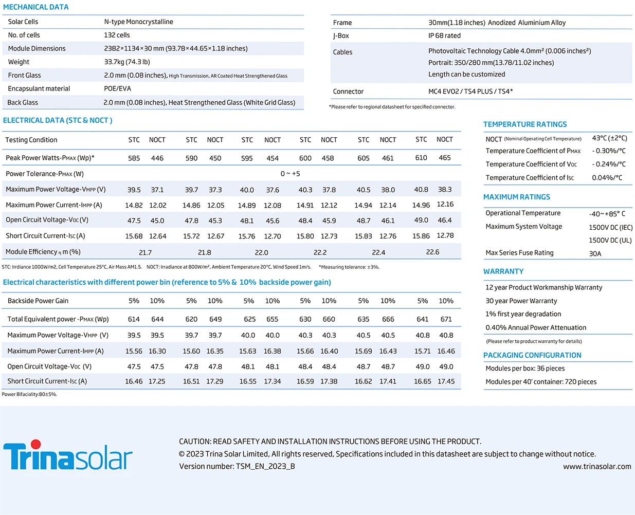Datasheet_Vertex_NEG19RC.20 585W-610W parameter Datasheet_Vertex_NEG19RC.20 585W-610W parameter